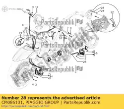 Qui puoi ordinare valvola di regolazione della pressione da Piaggio Group , con numero parte CM086101: