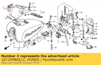 16710MBA612, Honda, zespó? pompy paliwa honda vt shadow aero c2 c black widow dc vt750c vt750c2 vt750dc 750 , Nowy