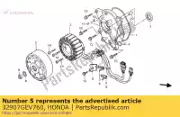 32907GEV760, Honda, clamper, a.c. gerador c honda nps zoomer  nps50 50 , Novo