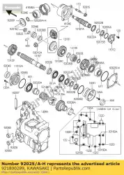 Tutaj możesz zamówić podk? Adka, 20,3x28x0,9 klf250a8f od Kawasaki , z numerem części 921800289: