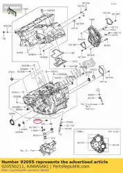 Aquí puede pedir anillo-o zx1000jbf de Kawasaki , con el número de pieza 920550211: