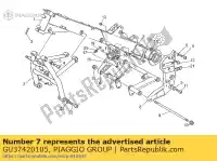 GU37420105, Piaggio Group, plate connection frame moto-guzzi daytona rs sport carburatori sport corsa sport iniezione v 1000 1100 1994 1996 1997 1998, New