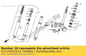 Honda 53135GEZ010 couvercle, tige - La partie au fond