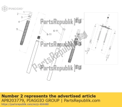 Aprilia AP8203779, Pokrywa, OEM: Aprilia AP8203779