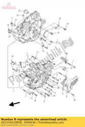 Aqui você pode pedir o tampa, cárter 2 em Yamaha , com o número da peça 2S2154210000: