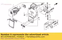 80105MAK000, Honda, soporte, rr. soporte de guardabarros honda fx slr 650 1997 1998 1999, Nuevo