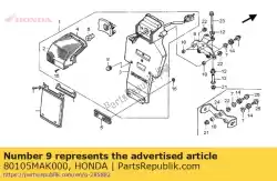 Here you can order the bracket, rr. Fender support from Honda, with part number 80105MAK000: