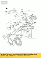 410801388, Kawasaki, schijf, rr kawasaki kx  e h k l g j kdx kdx200 kx125 kx250 kx500 500 250 125 200 , Nieuw