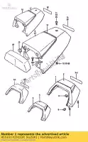 4551017C0022P, Suzuki, cover seat tail suzuki gsx r 750 1988, New