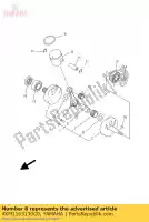 4XM1163130C0, Yamaha, piston (std) yamaha yz 125 1997 1998 1999 2000 2001, Nouveau