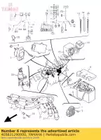 4EB821290000, Yamaha, deksel, batterij yamaha xj xjn xjs diversion 600, Nieuw