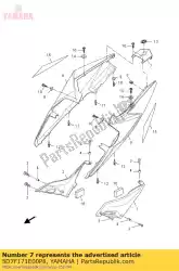 Here you can order the cover side 5         mnm3 from Yamaha, with part number 5D7F171E00P8:
