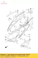 bedek zijde 5 mnm3 van Yamaha, met onderdeel nummer 5D7F171E00P8, bestel je hier online: