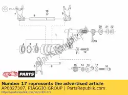 Here you can order the washer 6. 2x18x0. 5 from Piaggio Group, with part number AP0827307: