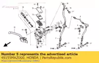 45155MAZ000, Honda, geen beschrijving beschikbaar op dit moment honda cb 1300 1997 1998 1999, Nieuw