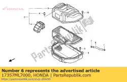 Aquí puede pedir tubo, respiradero de Honda , con el número de pieza 17357ML7000: