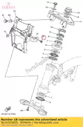 Ici, vous pouvez commander le vis, taraudage auprès de Yamaha , avec le numéro de pièce 9016305805: