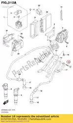 Here you can order the bolt from Suzuki, with part number 015470535A: