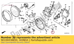 honda 90100438850 bolt, special flange, 8x22 - Bottom side