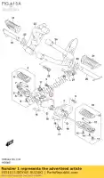 4351011J00YAP, Suzuki, bracket,fr foot suzuki dl vstrom  u3 a aue ue au3 xt dl650 v strom dl650a dl650xa dl650axt dl650aue dl650xaue 650 , New