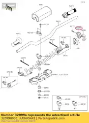 Here you can order the case,throttle,upp kx250-n1 from Kawasaki, with part number 320990003: