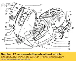kuip van Piaggio Group, met onderdeel nummer 82160050R2, bestel je hier online: