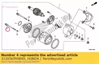 31205KPHW00, Honda, jeu de boulons honda  125 2018 2019 2020, Nouveau