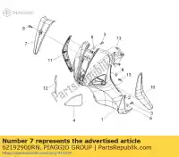 62192900RN, Piaggio Group, couvercle en corne     , Nouveau