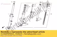 51400MV9003, Honda, vorkmontage r fr honda cbr  f cbr600f 600 , Nieuw