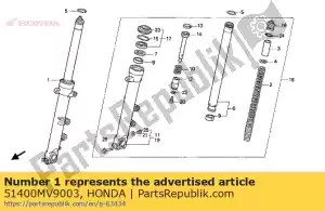 Honda 51400MV9003 fourche assy r fr - La partie au fond