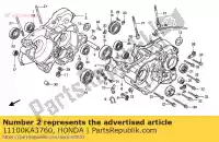 11100KA3760, Honda, carter, r honda cr  r cr125r 125 , Nuovo