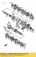 0938025006, Suzuki, circlip suzuki gsx  e eu es ef gsx550 r750 gsx550esfu r1100 r750x r750r 550 750 1100 , Novo