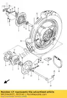 0815363037, Suzuki, Cuscinetto a sfere na suzuki gsx 750 1985 1986, Nuovo