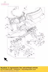 schroef, tappen (4pk) van Yamaha, met onderdeel nummer 977074061600, bestel je hier online: