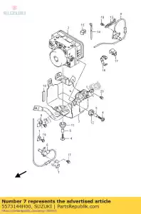 suzuki 5573144H00 abrazadera, sensor le - Lado inferior