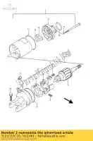 3131032C10, Suzuki, Armature suzuki gsf bandit su s  u v limited z vz gsf400 gsf600ns gsf600nsz 600 400 , New