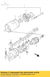 Ici, vous pouvez commander le armature auprès de Suzuki , avec le numéro de pièce 3131032C10: