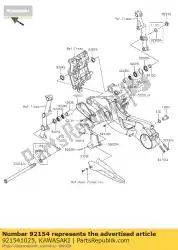 Qui puoi ordinare bullone, presa, 6x14 da Kawasaki , con numero parte 921541025: