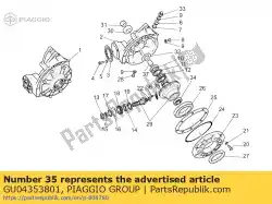 Tutaj możesz zamówić ko? Nierz mocuj? Cy od Piaggio Group , z numerem części GU04353801:
