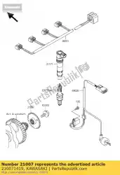 rotor zr1000-a1 van Kawasaki, met onderdeel nummer 210071419, bestel je hier online: