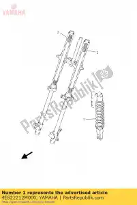 yamaha 4ES22212M000 veer - Onderkant