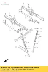 Qui puoi ordinare sede, valvola spr. Da Suzuki , con numero parte 1293427A01: