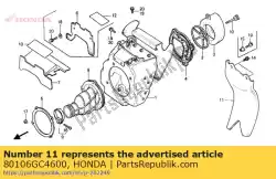 Tutaj możesz zamówić b? Otnik rr b? Otnik od Honda , z numerem części 80106GC4600: