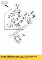 410800021CM, Kawasaki, disco, rr, plata kz1000-p24 kawasaki vn 1500 1988 1989 1990 1991 1992, Nuevo