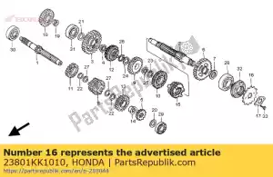 honda 23801KK1010 pignone, trasmissione (13t) - Il fondo