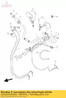 5JX262460000, Yamaha, fin, prise yamaha xvs 125 250 2000 2001 2002 2004, Nouveau