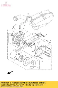 yamaha 52SE24200000 komplet pompy wodnej - Dół