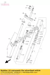 Qui puoi ordinare gruppo forcella anteriore (dx) da Yamaha , con numero parte 1TP231030100: