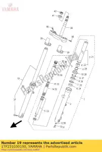 yamaha 1TP231030100 gruppo forcella anteriore (dx) - Il fondo