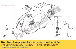 Honda 17500MK4000ZA tanque a * pb-150m-u * - Lado inferior